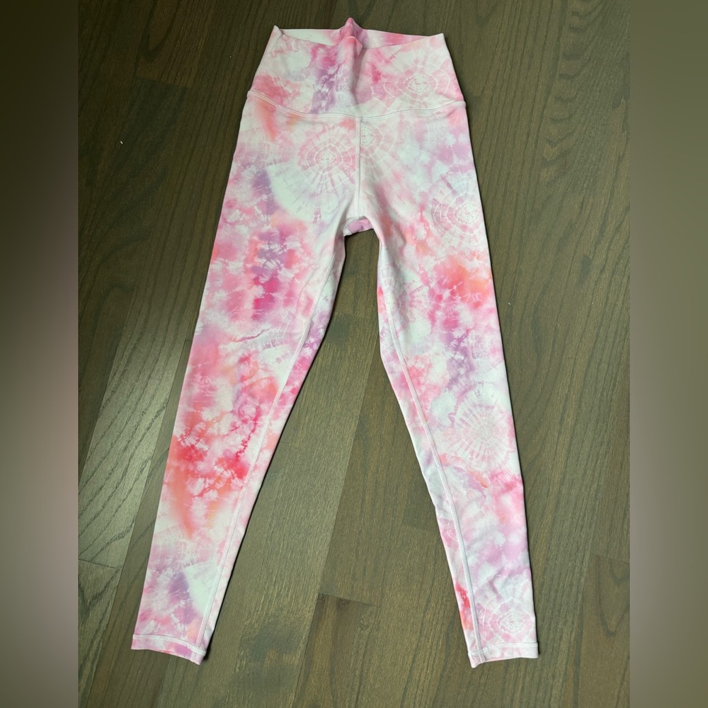aqua tie dye legging. never worn